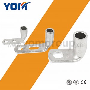 [Hot Item] Yom Factory Customized Multi-Stranded 90 Degrees Female Wheel Copper Female Cable Insulation Lugs