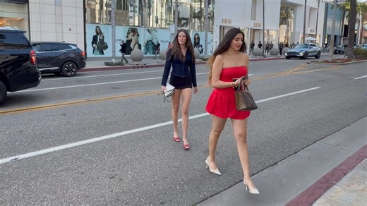 🚶🏻🌴🌴这里每个人走路的姿势都不一样——比佛利山庄之旅 | 超清 4K 60fps