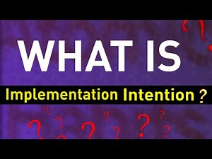 Stop Procrastination Using This Psychological Trick | Implementation Intentions Explained