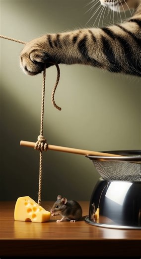 Cat paw & trap#shorts #8k #hyperrealism #ultrahd #cgi