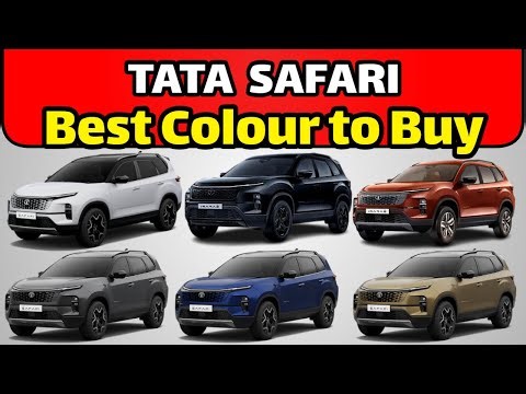 Tata Safari Colour Options 2024 | Safari Best Color to Buy : #Safari2024