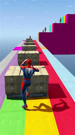 GTA 5 Epic Water Ragdolls Spiderman Jump/Fails Ep 50 #shorts