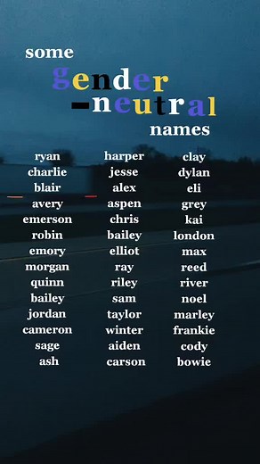 Gender Neutral Names Ideas for Unique Baby Names