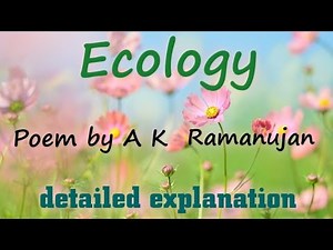 Ecology : Poem
