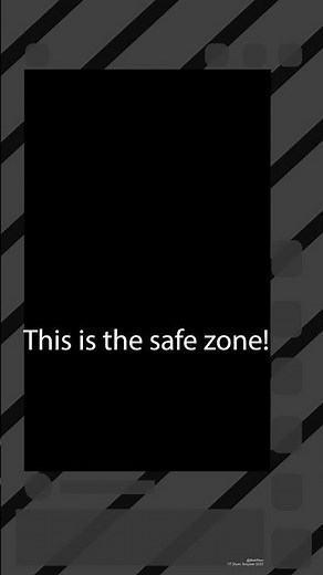 YouTube Shorts Safe Zone Template Download - Where To Add Subtitles