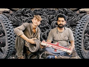 "Incredible" Process Of Making Tricycle Tires & Wipers From Scratch In A Local Factory