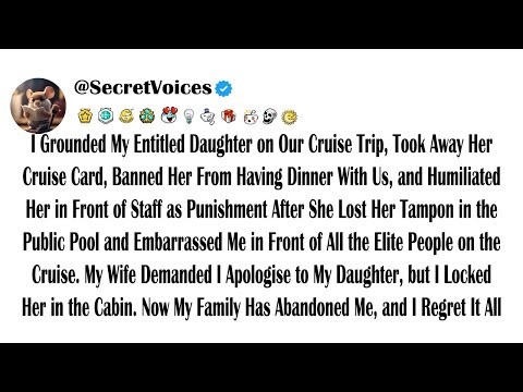 I Grounded My Entitled Daughter on Our Cruise Trip, Took Away Her Cruise Card, Banned Her From Ha...