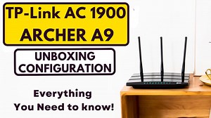 Watch Unboxing & Complete Setup TP-Link Archer A9 AC1900 Router on Amazon Live