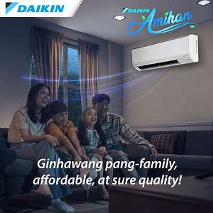 1.5K reactions · 414 shares | Tag-ulan? Brownout? Walang problema! With Daikin Amihan, safe ang aircon mo—siguradong pangmatagalan! Ginhawang pang-family, affordable, at sure quality. Damhin ang ginhawang hatid ng Daikin! Bisitahin ang https://www.daikin.com.ph/dealers to contact the nearest #DaikinPH Authorized dealer in your location. #PerfectingTheAir | Daikin Philippines | Facebook