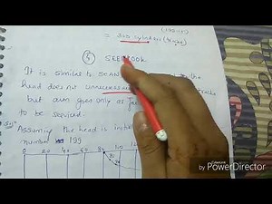 SEEK/LOOK disk scheduling algorithm-lecture22/os