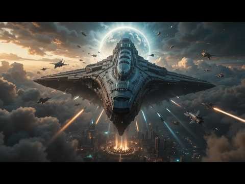 The Giant Warship Surrounded Earth — Humanity’s Response Terrified the Aliens