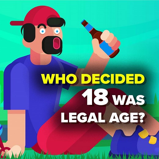 The age in which you are legally considered an adult, known as the age of majority, is most commonly 18 years of age. But who decided that? | The Infographics Show