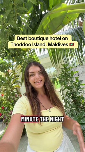 Best Hotel on Thoddoo Island, Maldives