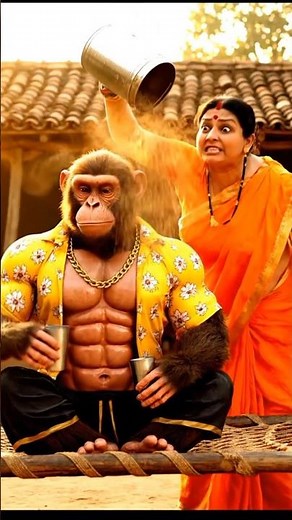 Amma said, "There will be no tea" and the monkey vacated Assam.