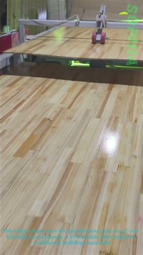 Eco Friendly Wood Panel Production: Sustainable Building Material in Action
