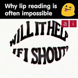 Lip reading is incredibly difficult. We can help make it easier. (via facebook.com/TheNationalFoundationfortheDeaf) | Ai-Media