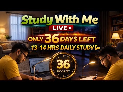 Study With Me LIVE 🧿🔴|| CA Inter May26 🔥|| 12+ Hours Productive Study 📚Challenge 💪🏻|| 36 Days Left 😰