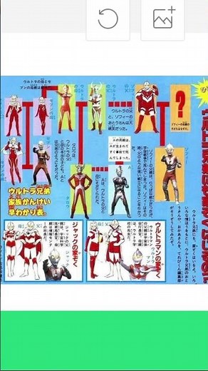 ウルトラ兄弟 家族関係早わかり表 #ultraman #ウルトラマン #特撮 #アニソン #kamenrider #powerrangers #anime
