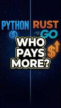 The salary gap between Rust and Python #programming #rustlang #developer
