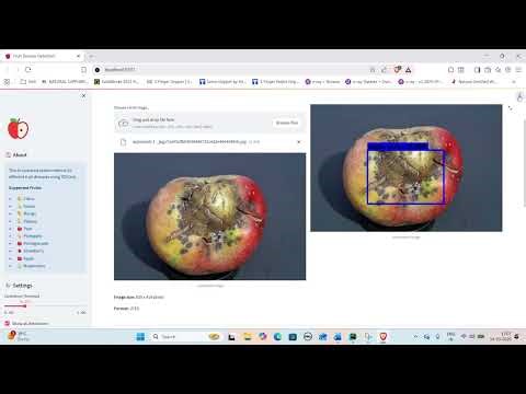 AI Fruit Disease Detection using YOLOv8 | Python GUI Project for Agriculture