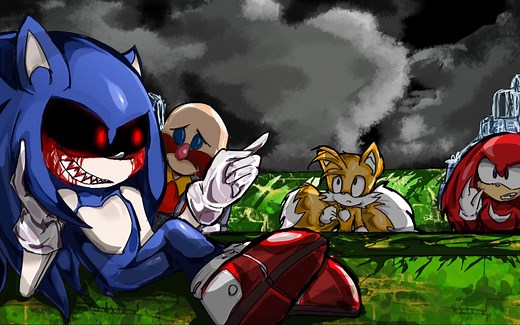 【无伤通/全流程】Sonic.Exe 地狱之魂 第一轮汉化版 三人存活一命无伤全流程