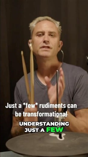 Don’t waste your time practicing all 26 rudiments! #drums #drummer #drumming #drummers
