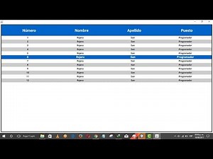 Java Swing - JTable Estilo Metro En JAVA - Descargar Componente
