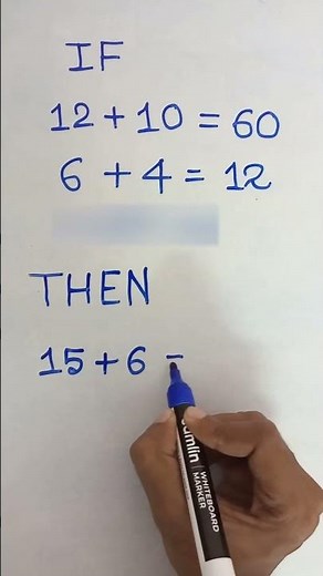 Tricky Math, Find the solution #shorts #youtubeshorts 261025