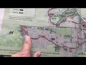 The Villages, Florida trails and recreation map