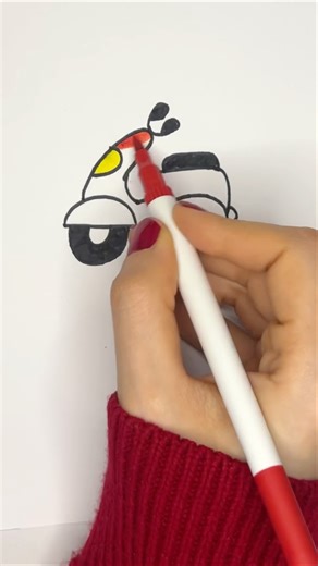 Easy motorcycle drawing🏍️ #coloringadventure #drawing #drawingforkids #easydrawing