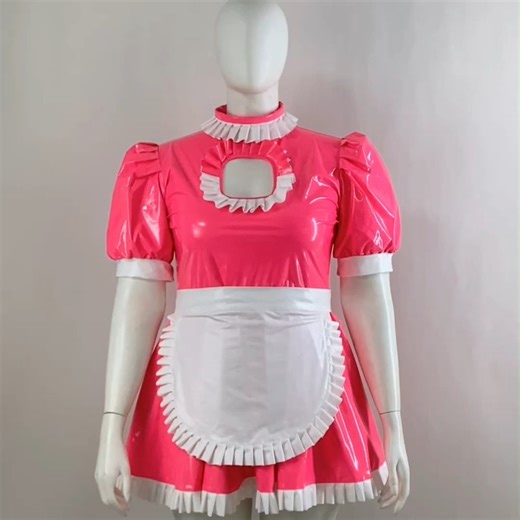 Fetish Queen on Instagram: "Lockable Sissy French Maid Dress Shiny PVC Turtleneck Short Sleeve Ruffled maid uniform 7598 #lockabledress#sissy #sissymaid #maid #maidoutfit #transgender #crossdressing#sissymaiddress #frenchmaiddress #menssissydress #sissycostume #sissylingerie #sissymaiduniform #sissymaker #sissycontrol #sissyhypnohour #sissydiaperslave #sissygasms #sissygasms #sissyficationfeminization #sissylesbian #sissylingeries"