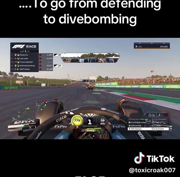 F1 Racing: Mastering Defensive Techniques and Divebombing