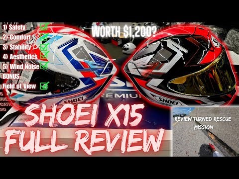 SHOEI X 15 Full in Depth Review | Review Turned into Rescue Mission
