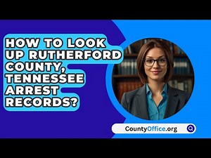 How To Look Up Rutherford County, Tennessee Arrest Records? - CountyOffice.org