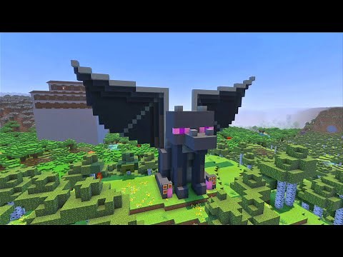 How to build a Baby Ender Dragon | Easy Minecraft Tutorial