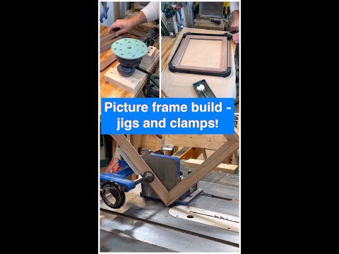 Making a picture frame - jigs and clamps #woodworking #tools #woodworkingjigs