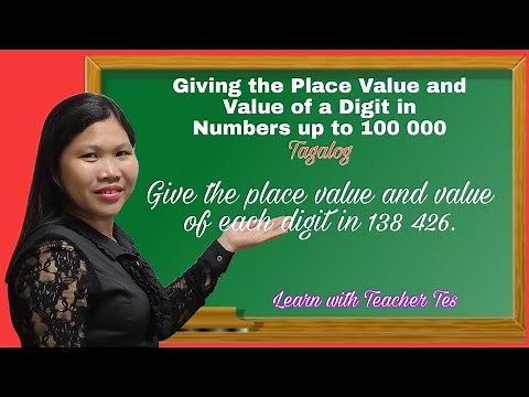 Giving the Place Value and Value of a Digit in Numbers up to 100 000