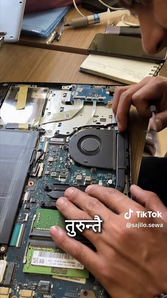 📌 Client had multiple laptops piled up in the office… Where to take them for servicing? How many days will it take? Is my data safe? – Stuck in confusion, they had paused their work! 🤯 But after seeing Sajilo Sewa on TikTok, they found out we provide on-site service with full data protection guarantee and immediately booked a service! ✅ We reached their office, diagnosed the issue, and started working immediately. By servicing and updating Windows simultaneously, we completed 5 laptops in just