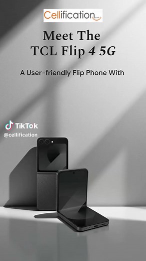 Experience simplicity with the TCL Flip 4 5G—durable, user-friendly, and packed with performance! 📱✨ Stay connected with fast 5G, an octa-core processor, and 40-hour battery life! . . https://cellification.com/products/tcl-flip-4-5g-reliable-5g-flip-phone-with-long-battery-dual-displays #Cellification