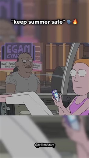 DevLuffy_ | Follow for more Rick and Morty clips and moments! In this hilarious scene, Rick's car AI takes the command 'Keep Summer safe' to the... | Instagram