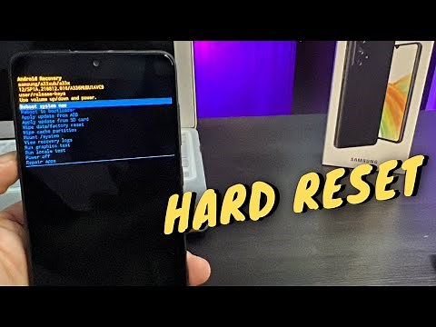 SAMSUNG A33 📲How to Hard Reset, Erase, Restore Password, Pattern [Easy]