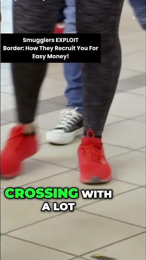 To Catch A Smuggler: Smugglers EXPLOIT Border_ How They Recruit You For Easy Money! #shorts