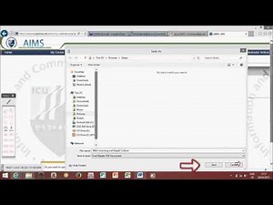 How To View Course Materials and Send Assignments for ICU on AIMS