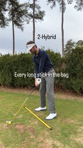 Peter Croonquist | Every long stick in the bag 2-Hybrid — driver. #golf #golftips #golfpro #golfswing #golfcoach | Instagram