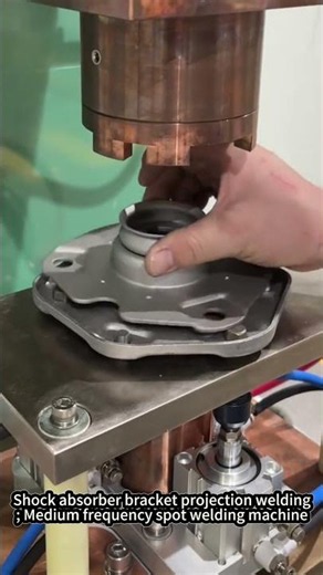 Shock Absorber Bracket Projection Welding with Medium Frequency Spot Welding Machine