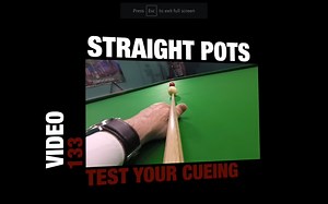 Barry Stark斯诺克教学 133. 直球(检查姿势)：Straight Pots - Test your cueing