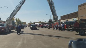 40K views · 319 reactions | Funeral procession of fire trucks for Presho Fire Chief Don Manger. Over 70 agencies and 105 vehicles took part. | KCCR Radio AM 1240 & 98.9 FM | Facebook