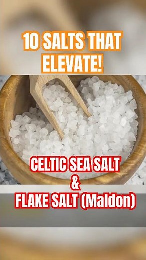 Celtic Sea Salt & Flake Salt: Use To Elevate Dishes! #shorts #celticseasalt #celticsalt