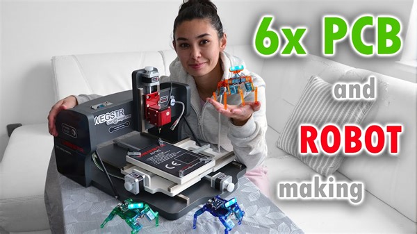在家里进行PCB原型制作和机器人制作 - WEGSTR | PCB prototyping and robot making at home - WEGSTR