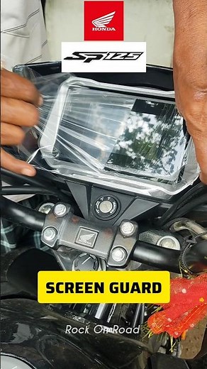 Sp 125 Screen Guard 😍 #shorts #youtubeshorts #trending #bike #hondamotorcycle #screenguard #viral